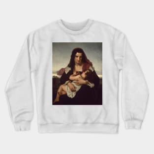 The Scarlet Letter by Hugues Merle Crewneck Sweatshirt